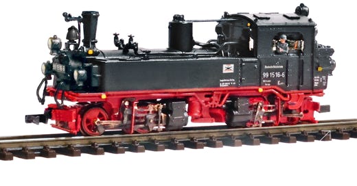Entdecken Sie das exklusive TTe-Jahresmodell 2026: die legend&auml;re S&auml;chsische IV K 99 1516-6 der Deutschen Reichsbahn, Epoche IV, mit Sound und Beleuchtung. Jetzt mehr erfahren im Modellbahn-Fachmarkt!